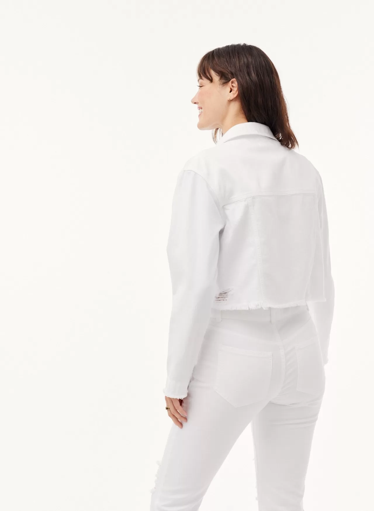 Bella Dahl Sweaters & Jackets^Billie Cropped Jacket - White