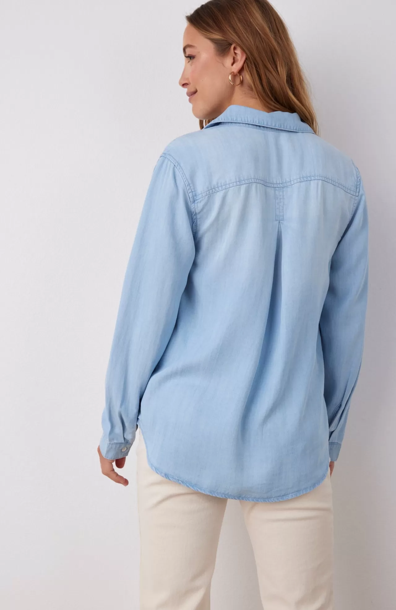 Bella Dahl Long Sleeve^Classic Button Down - Sunbleach Wash