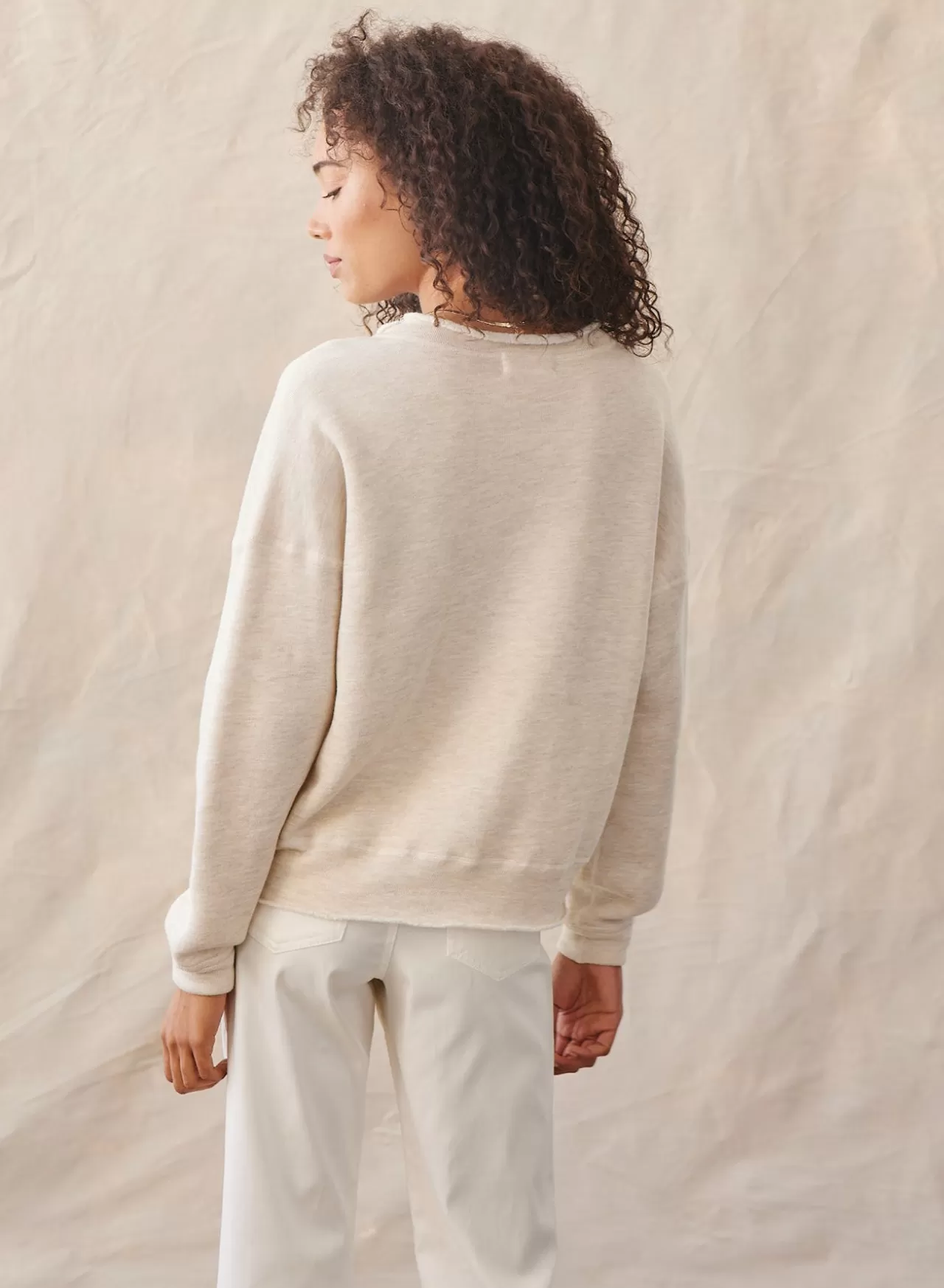 Bella Dahl Sweaters & Jackets^Crew Neck Pullover - Heather Oat