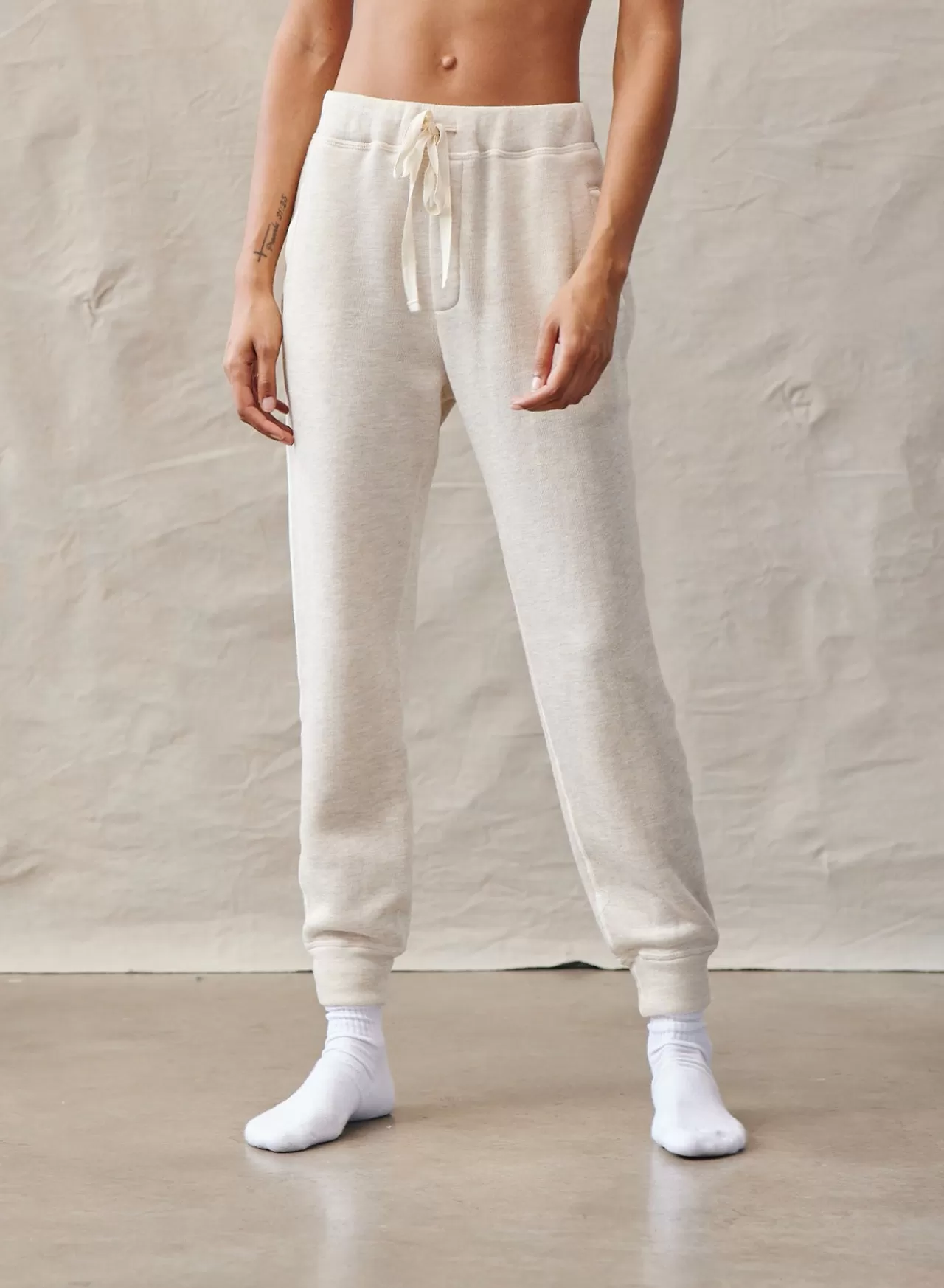 Bella Dahl Pants^Easy Cozy Sweatpant - Heather Oat