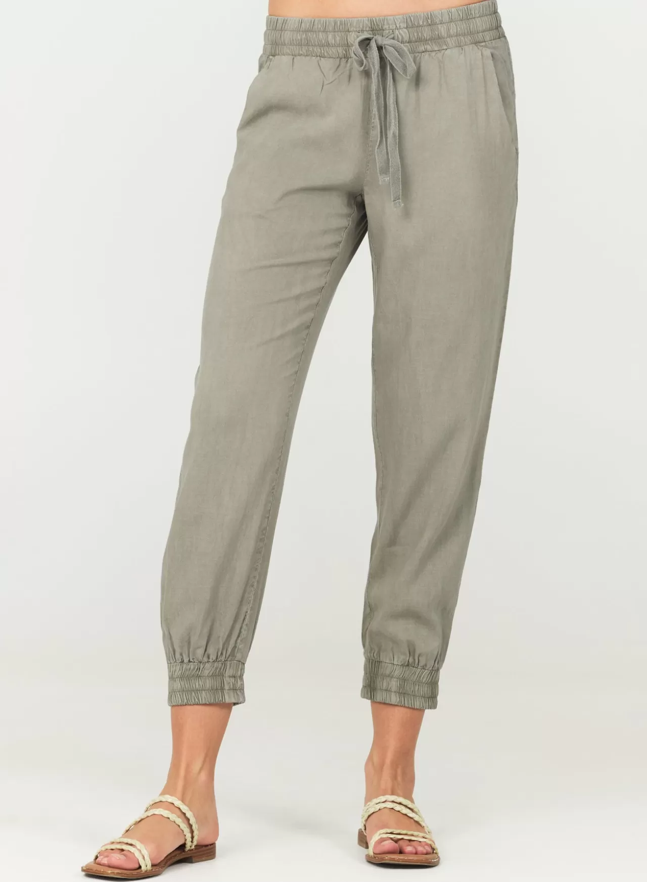 Bella Dahl Joggers^Easy Drawstring Jogger - Soft Army