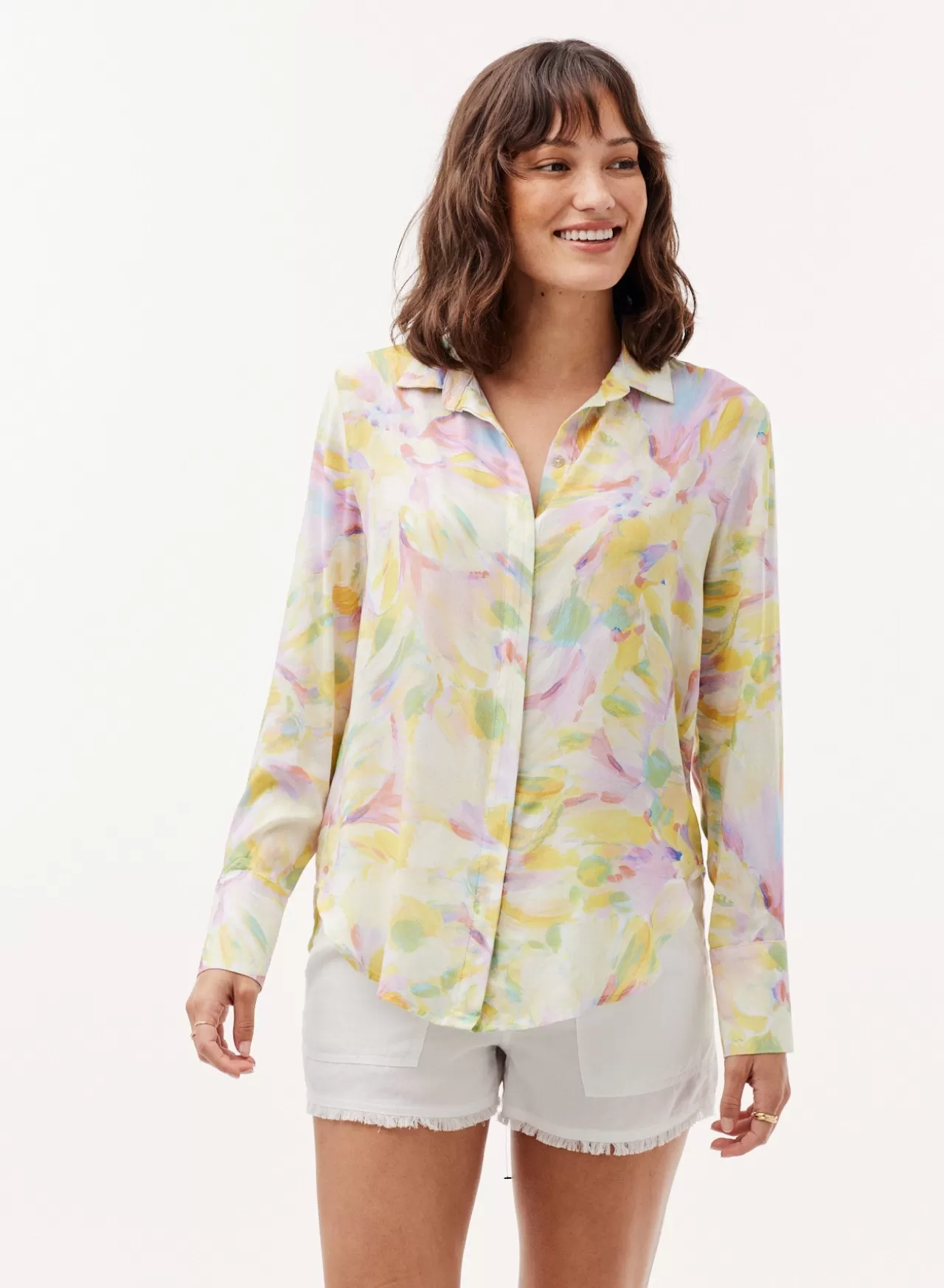 Bella Dahl Button Down^Floral Button Down - Sunbeam Bloom Print