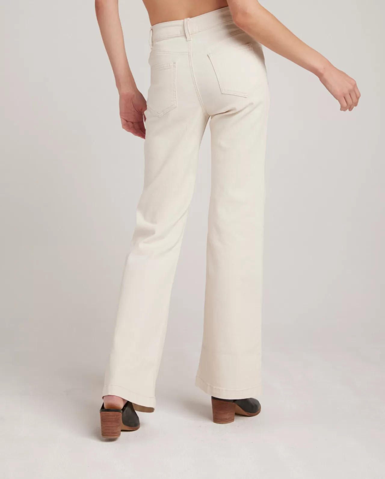 Bella Dahl Pants^Milla Vintage Flare Jean - Antique Ivory