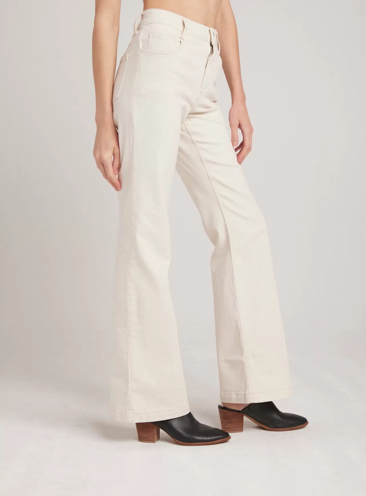 Bella Dahl Pants^Milla Vintage Flare Jean - Antique Ivory