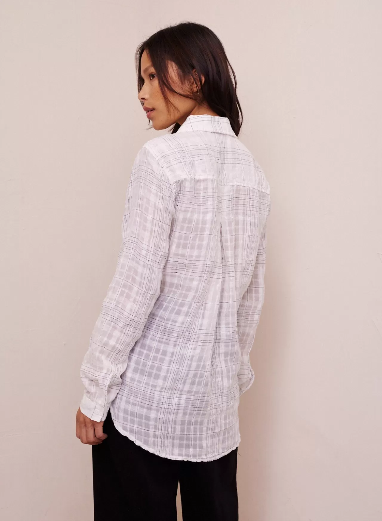 Bella Dahl Button Down^Pocket Button Down - Playa Sirena Plaid