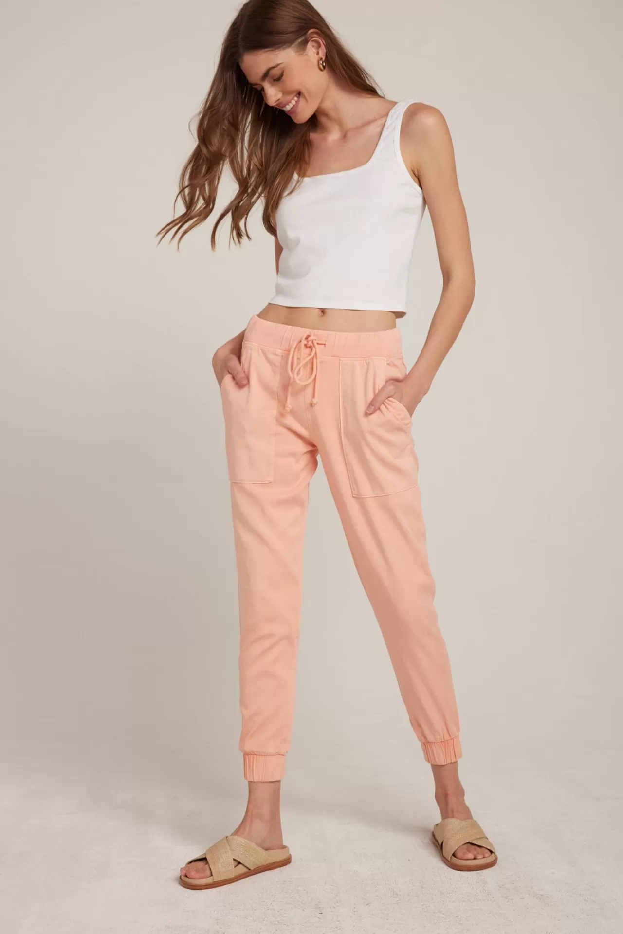 Bella Dahl Joggers^Pocket Jogger - Sunset Coral